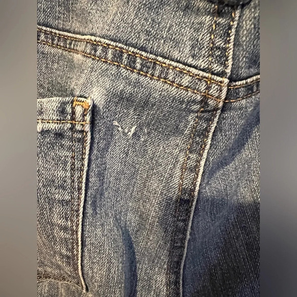 Style & Co Denim ankle jeans with frayed ankles and braced belt loops sz 18. - Picture 7 of 10